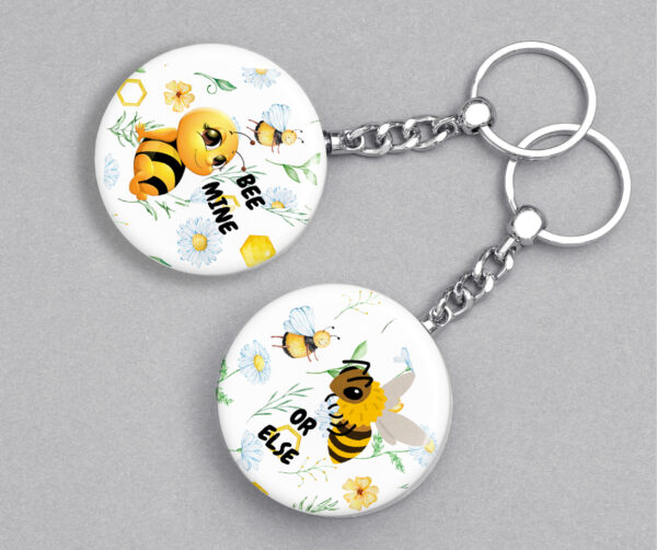 Bee Mine Keychain