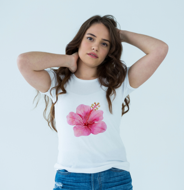 🌺 Hibiscus Blossom Hawaiian Tee 🌴✨ - Image 2