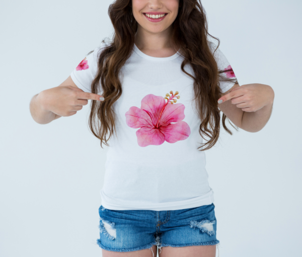 🌺 Hibiscus Blossom Hawaiian Tee 🌴✨