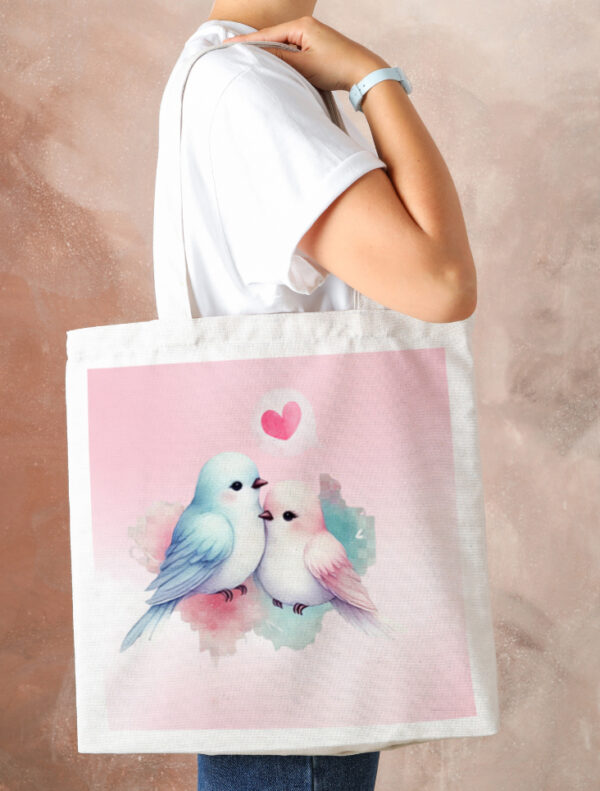 Love Birds Tote Bag