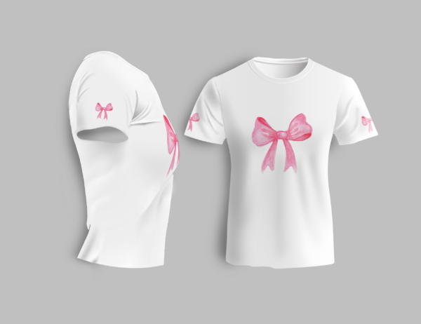 🎀 Pretty Pink Bow Tee – Soft & Stylish 🎀 - Image 4