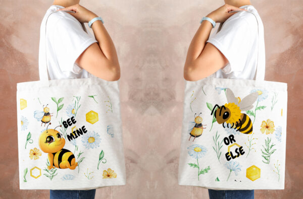 Bee Mine Tote Bag - Image 2