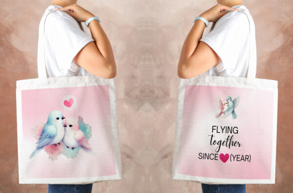 Love Birds Tote Bag - Image 2